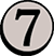7 generic mana symbol
