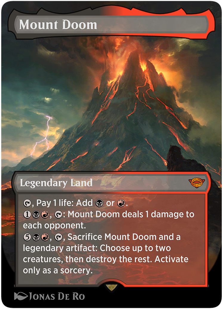 Mount Doom legendary land