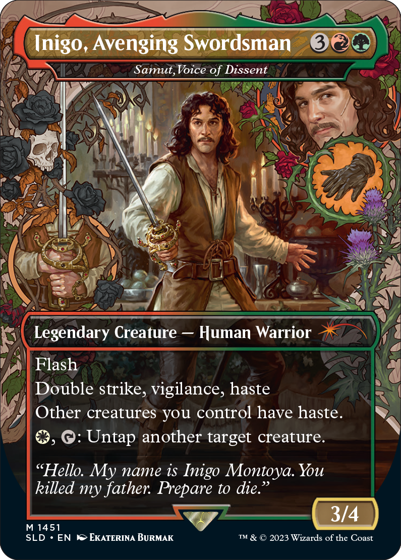 Samut, Voice of Dissent as Inigo, Avenging Swordsman (Non-Foil)