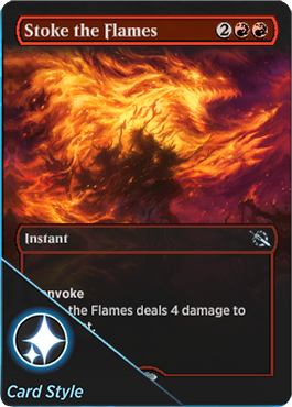 Stoke the Flames card style