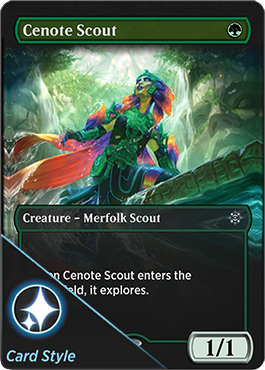 Cenote Scout card style