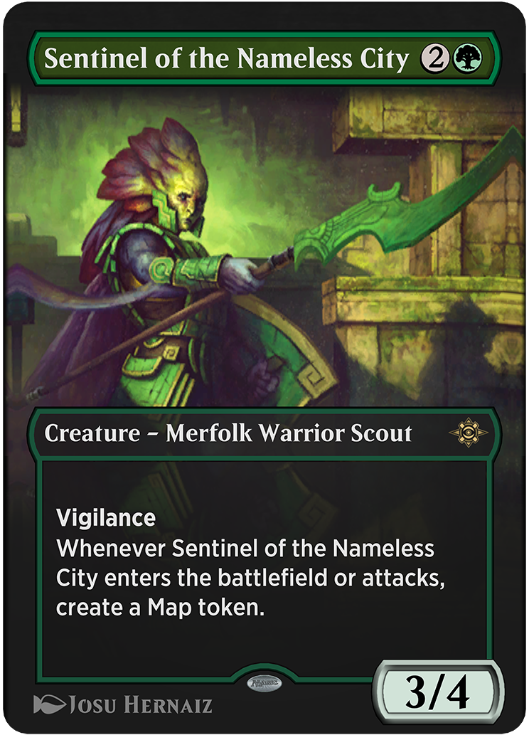 Sentinel of the Nameless City card style