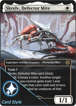 Skrelv, Defector Mite card style