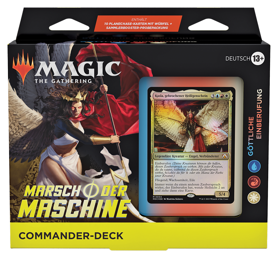 Marsch der Maschine Commander-Deck Göttliche Einberufung (Blau-Rot-Weiß)