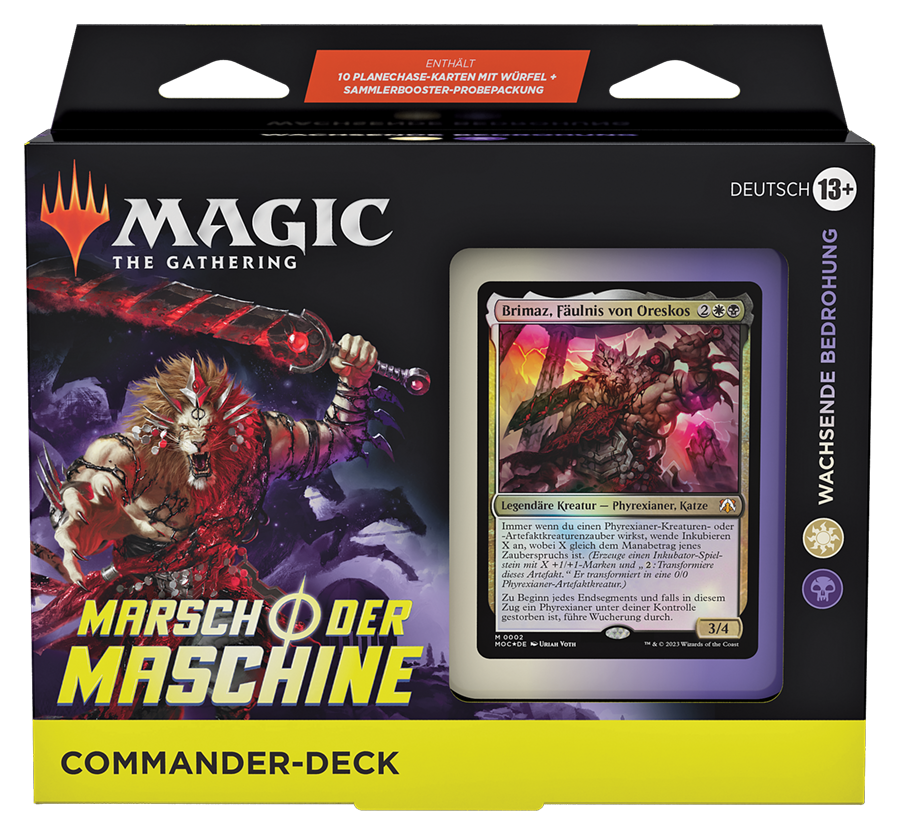 Marsch der Maschine Commander-Deck Wachsende Bedrohung (Weiß-Schwarz)