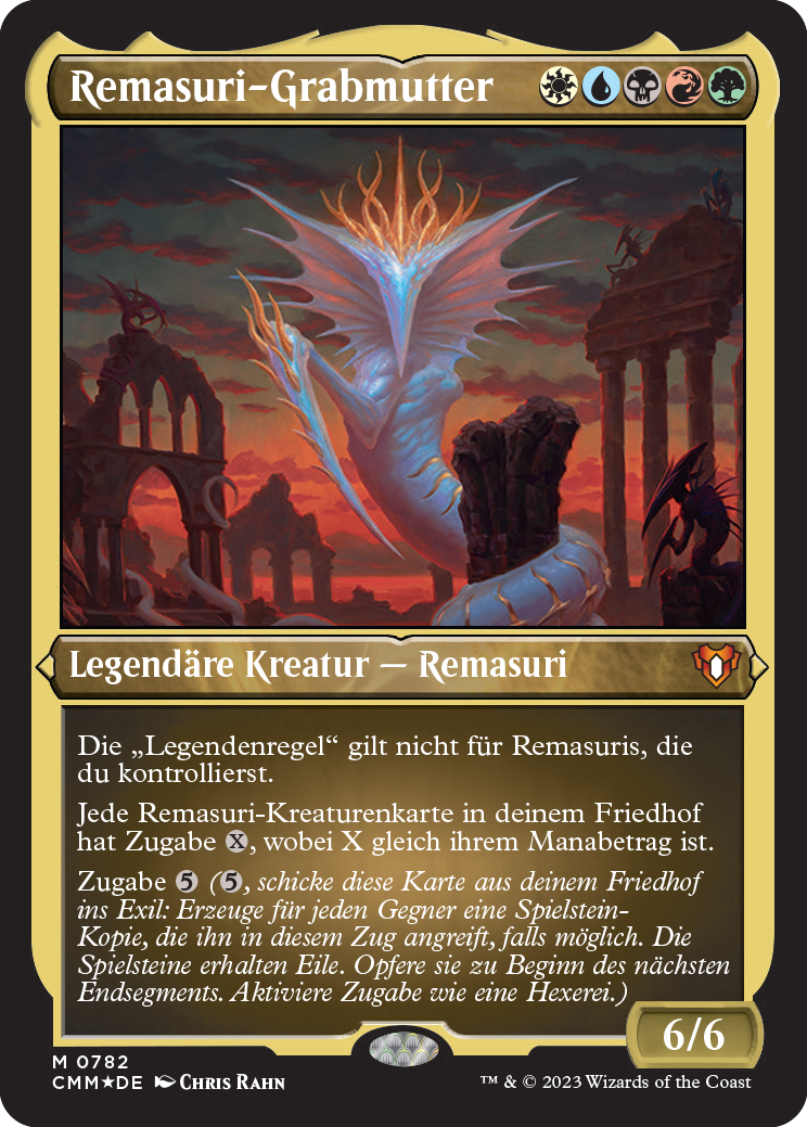 Display-Commander Remasuri-Grabmutter