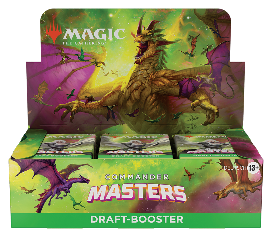 Commander Masters Draft-Booster-Display