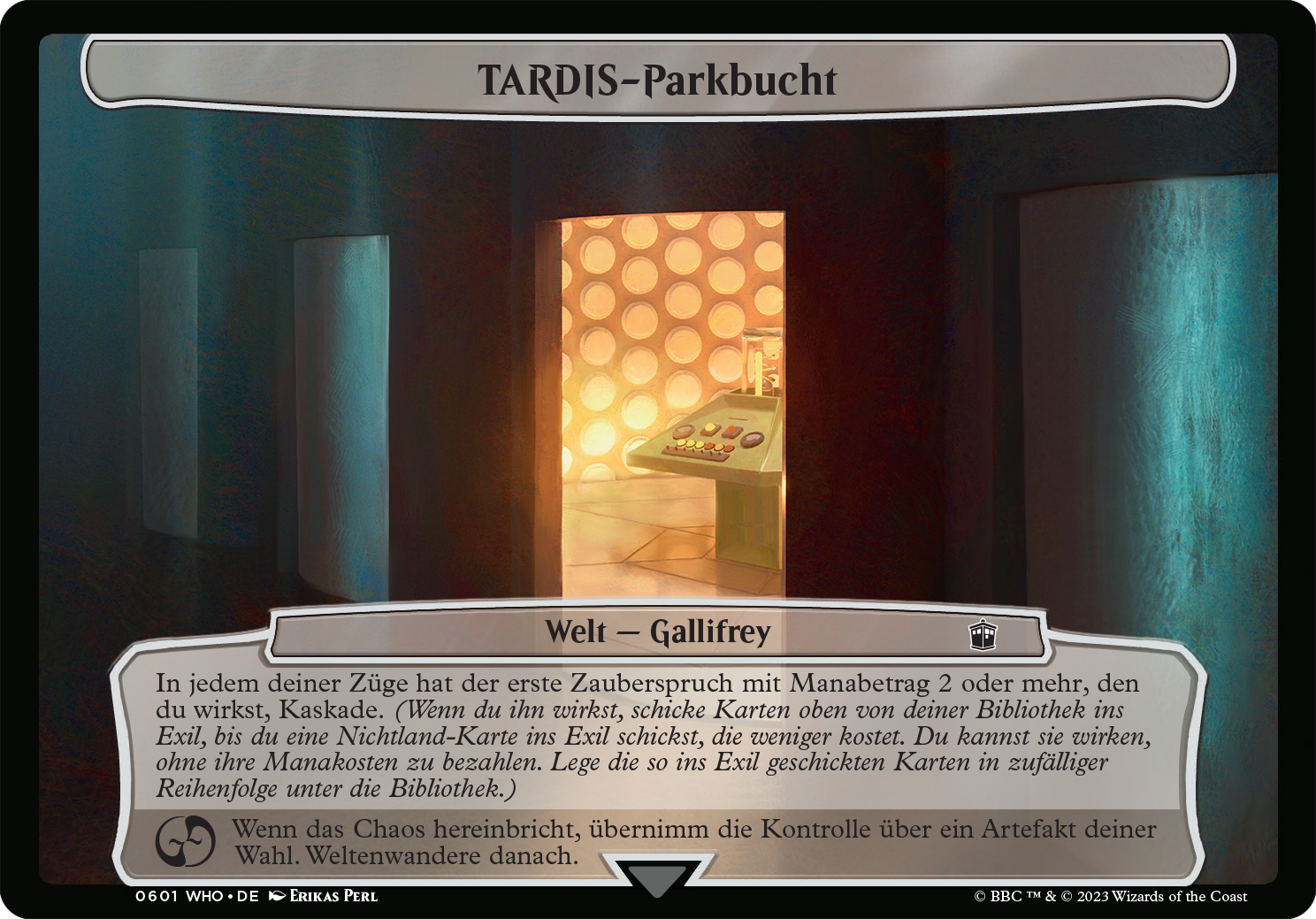 TARDIS-Parkbucht