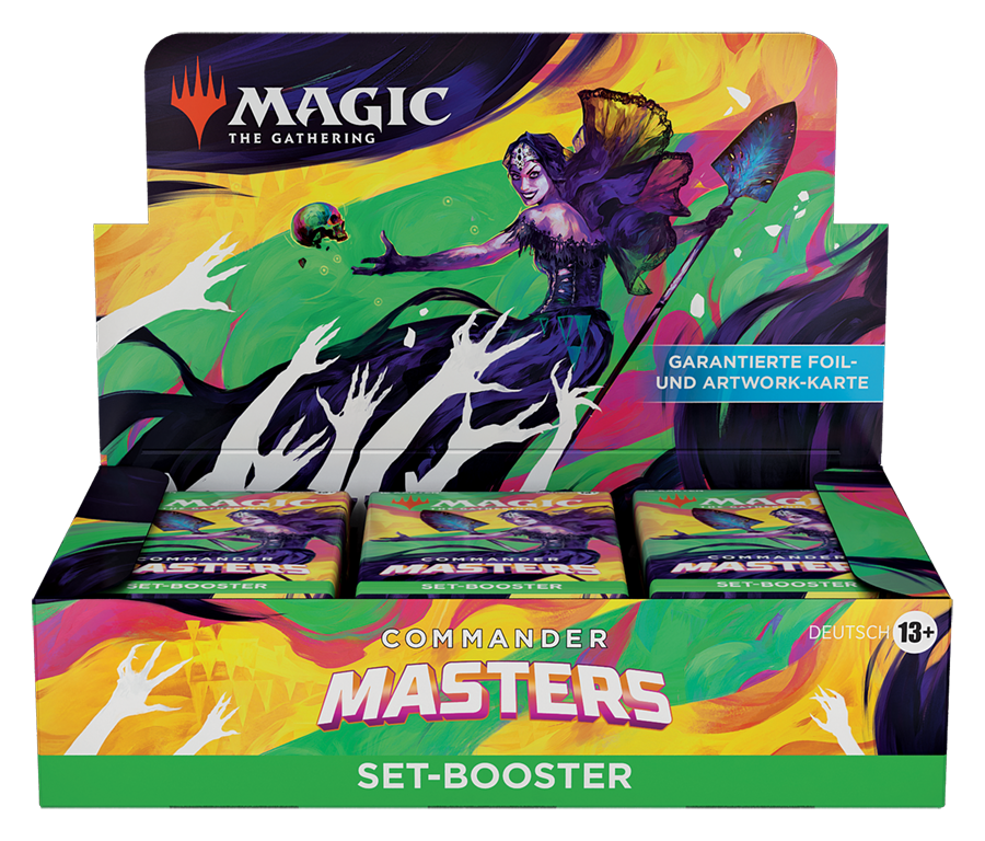 Commander Masters Set-Booster-Display