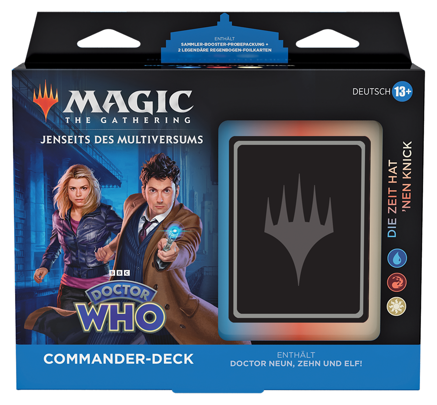 Commander-Deck Die Zeit hat ’nen Knick (Blau-Rot-Weiß)