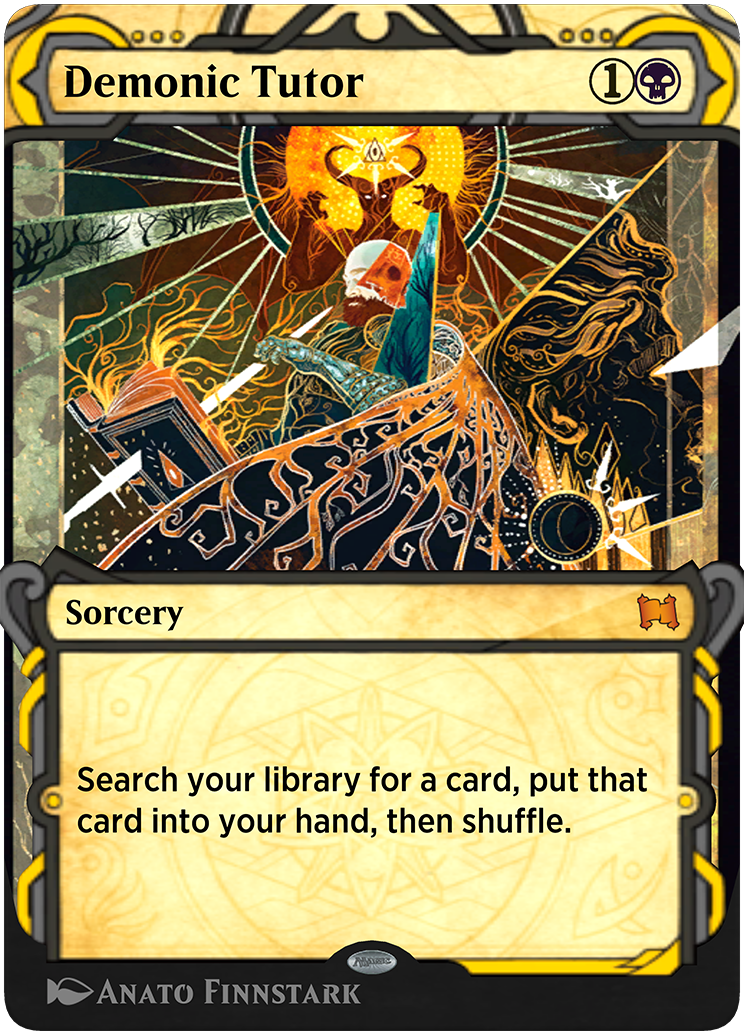 Demonic Tutor card banned in Historic All-Access, Basically No Bans event