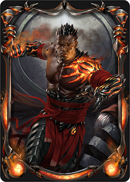 Koth, Fire of Resistance sleeve in MTG Arena Koth Play Bundle