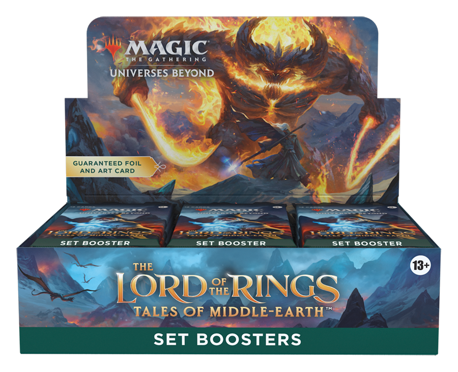 The Lord of the Rings: Tales of Middle-earth Set Booster Display