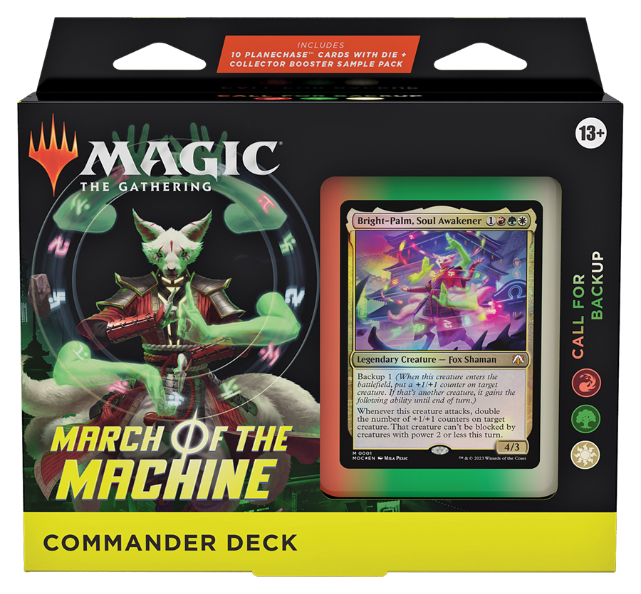 March of the Machine Call for Backup (Red-Green-White) Commander Deck