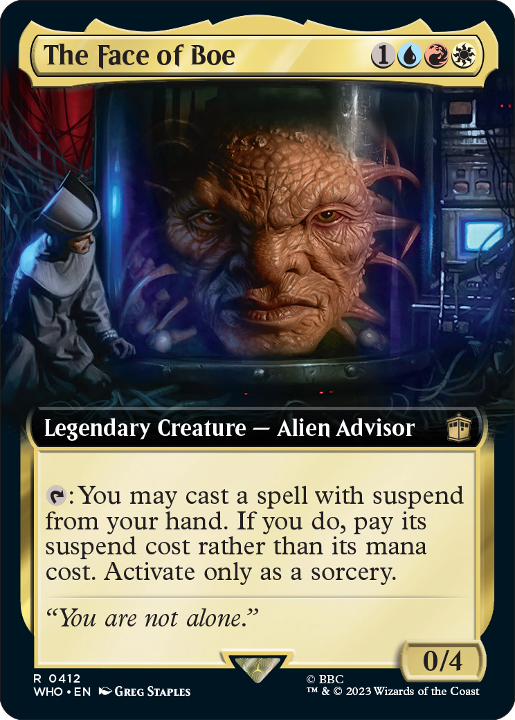 The Face of Boe (Extended Art)