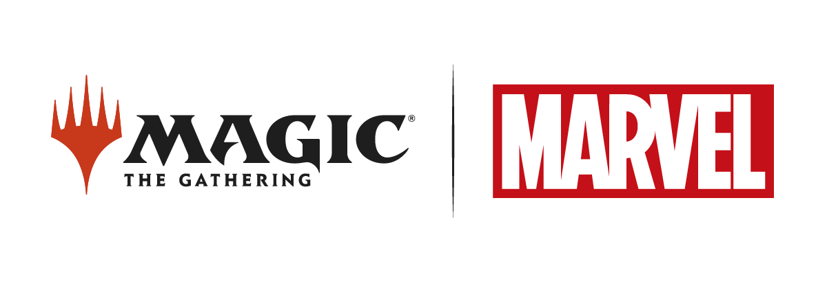 Logo da parceria Magic | Marvel
