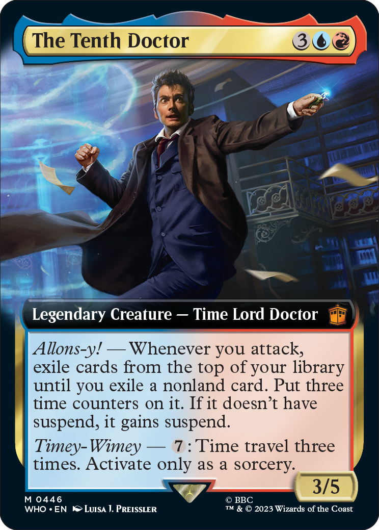 Der Zehnte Doctor (erweiterter Kartenrand)