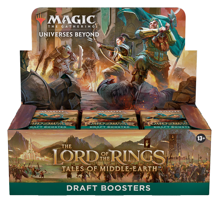 The Lord of the Rings: Tales of Middle-earth Draft Booster Display