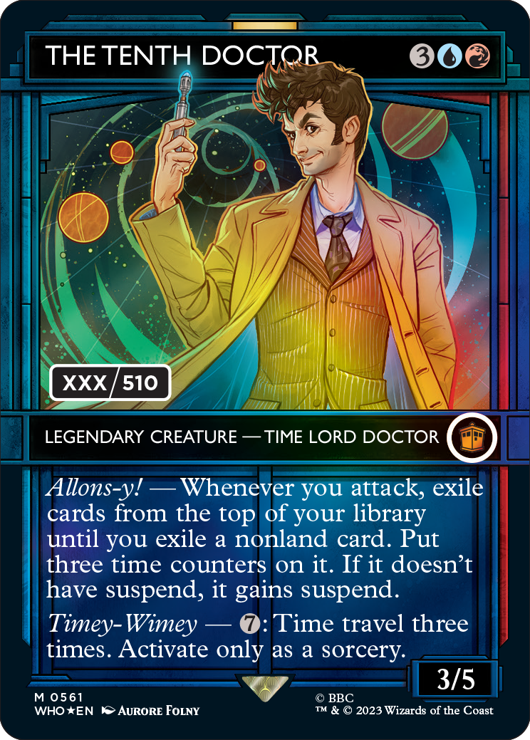 Der Zehnte Doctor (mit Seriennummer)
