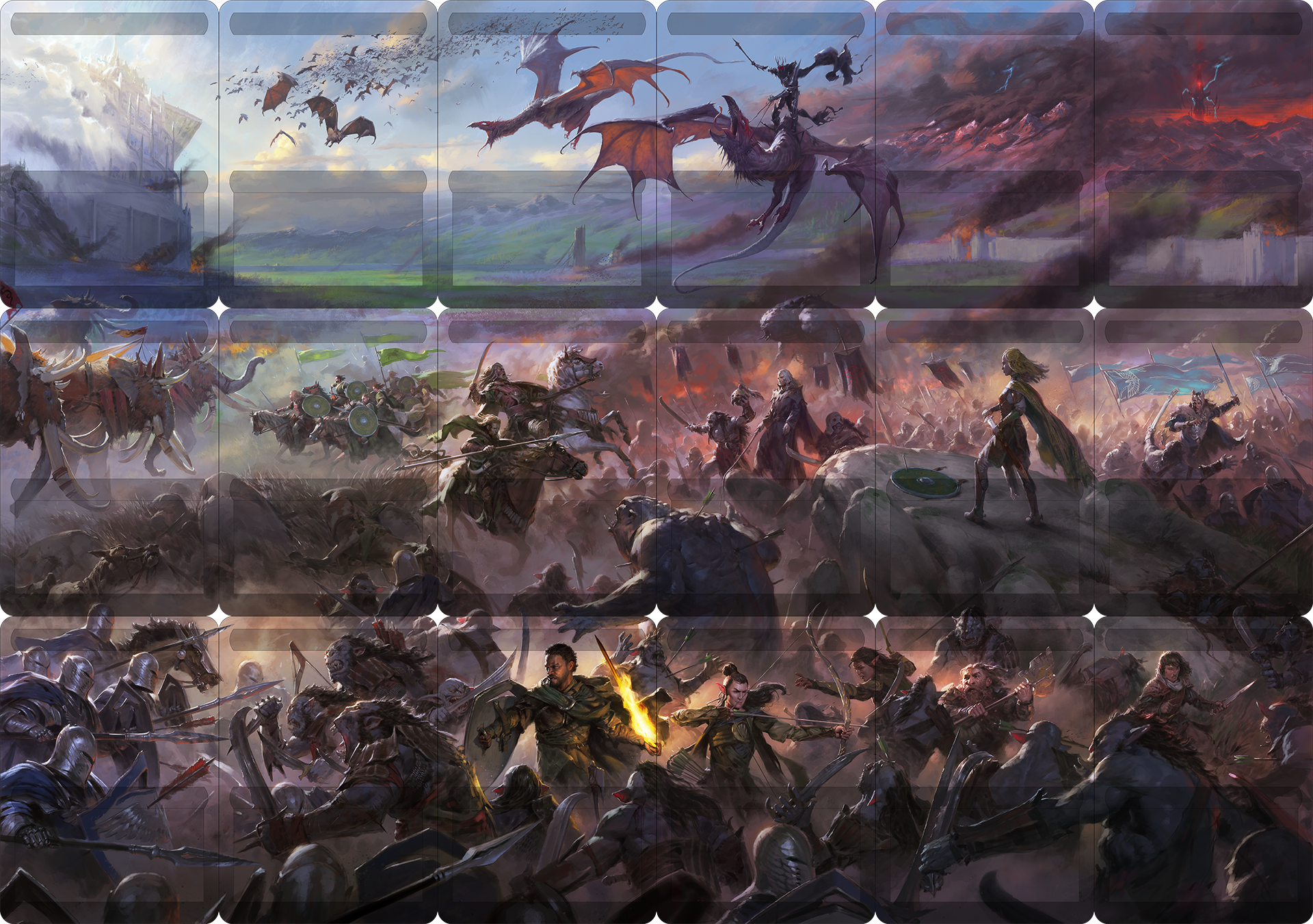 Magic The Gathering's Lord of the Rings Set Features Stunning Art,  Including Nine Different Nazgul Cards