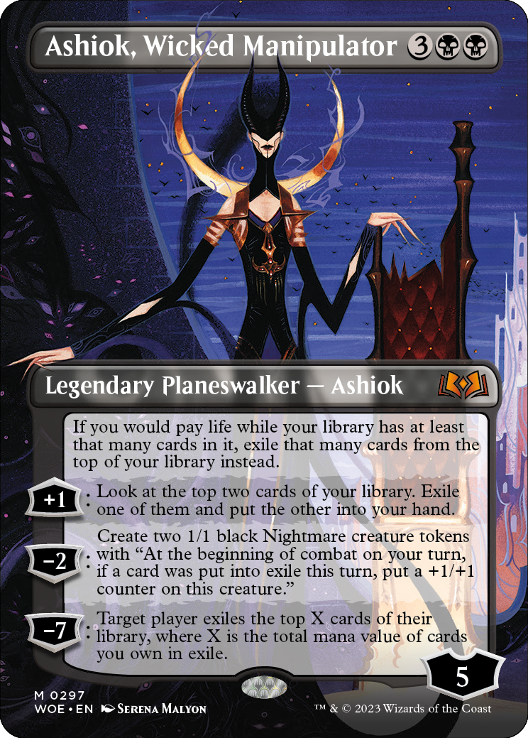Ashiok, Wicked Manipulator (Borderless)