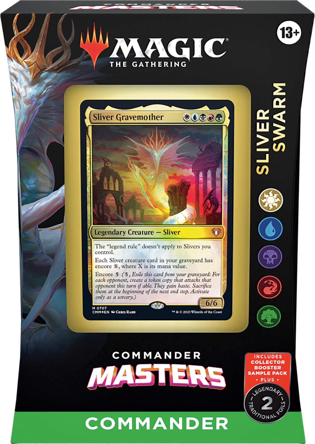 Mazzo Commander Sliver Swarm (cinque colori)