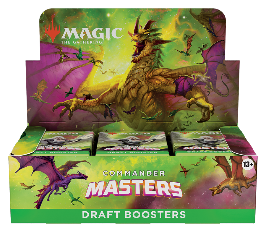 Commander Masters Draft Booster Display