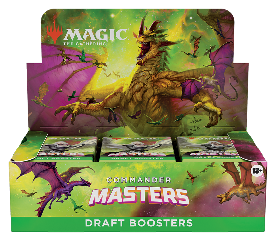 Caja de sobres de Draft de Commander Masters