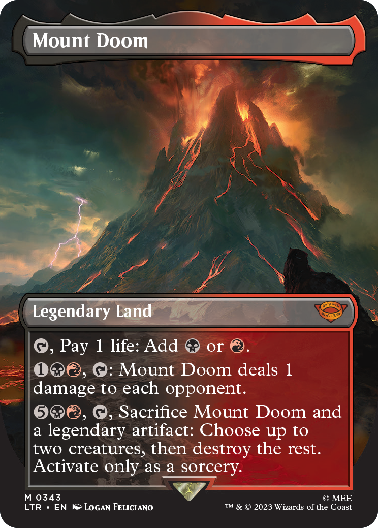 보더리스 Mount Doom