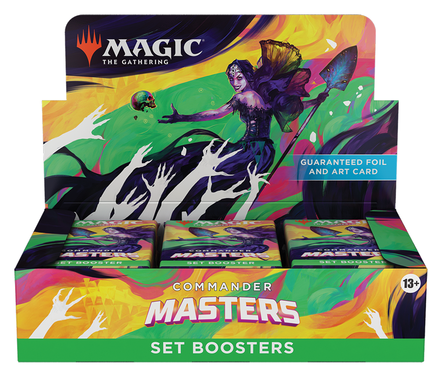 Commander Masters Set Booster Display