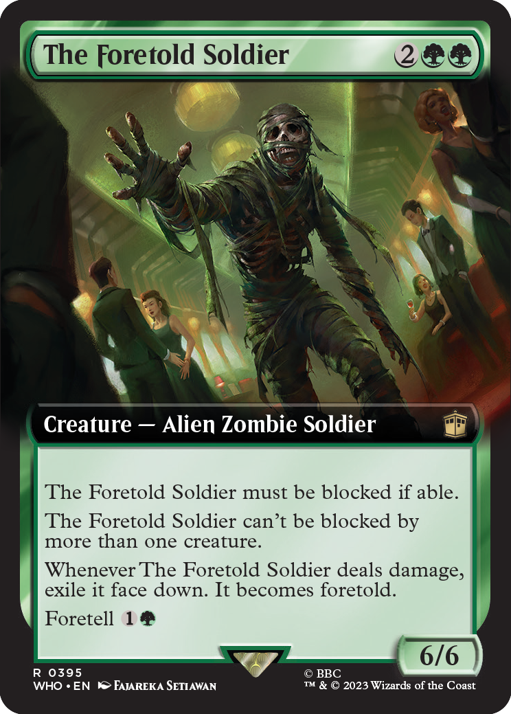 The Foretold Soldier (arte extendido)