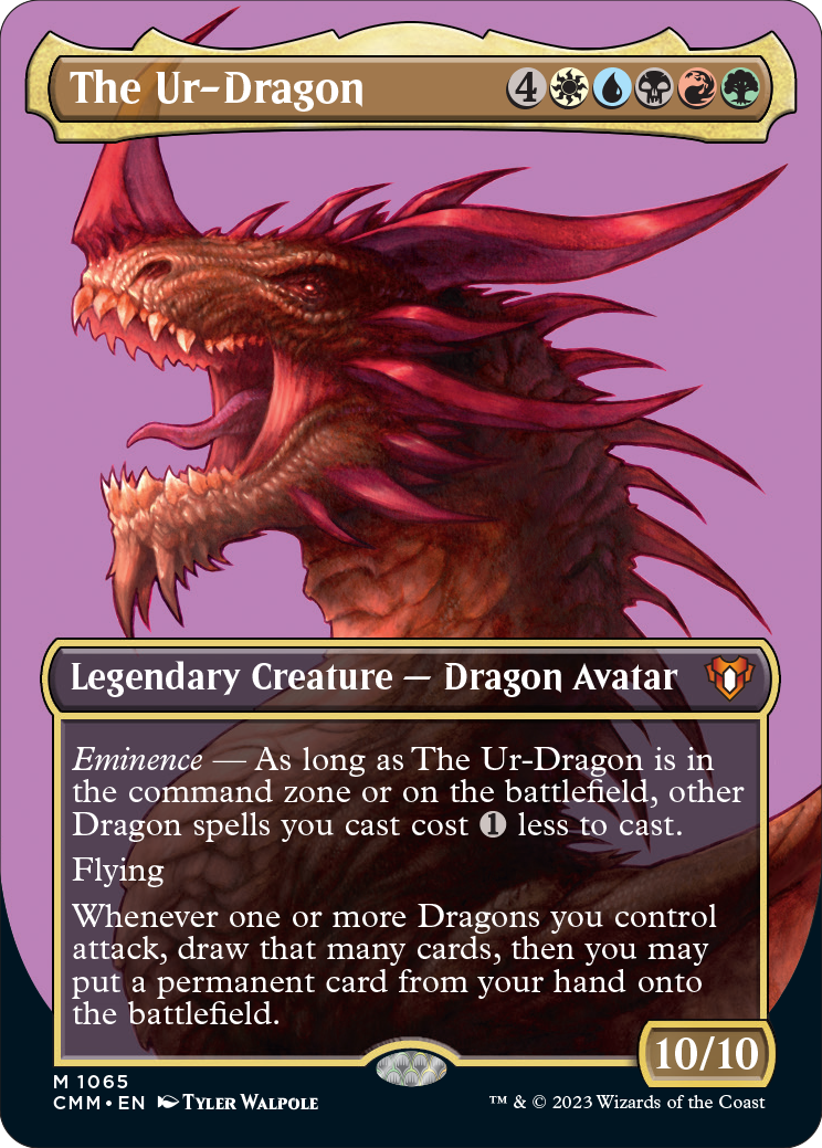 Textured Foil Borderless Profile The Ur-Dragon