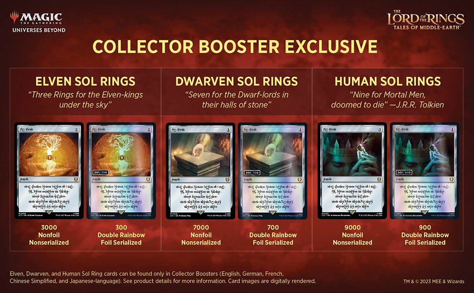 MTG Lord of the Rings: Tales of Middle Earth - Collector Booster – The  Fourth Place