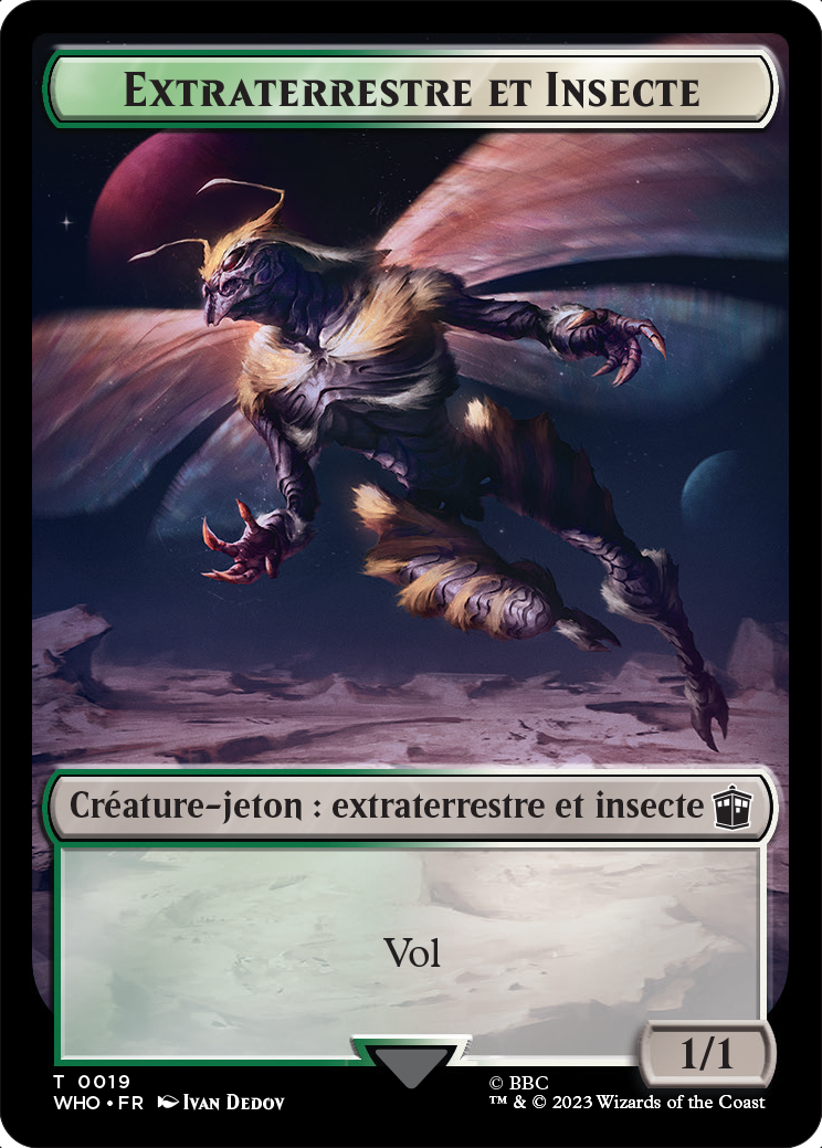 Jeton Extraterrestre et Insecte