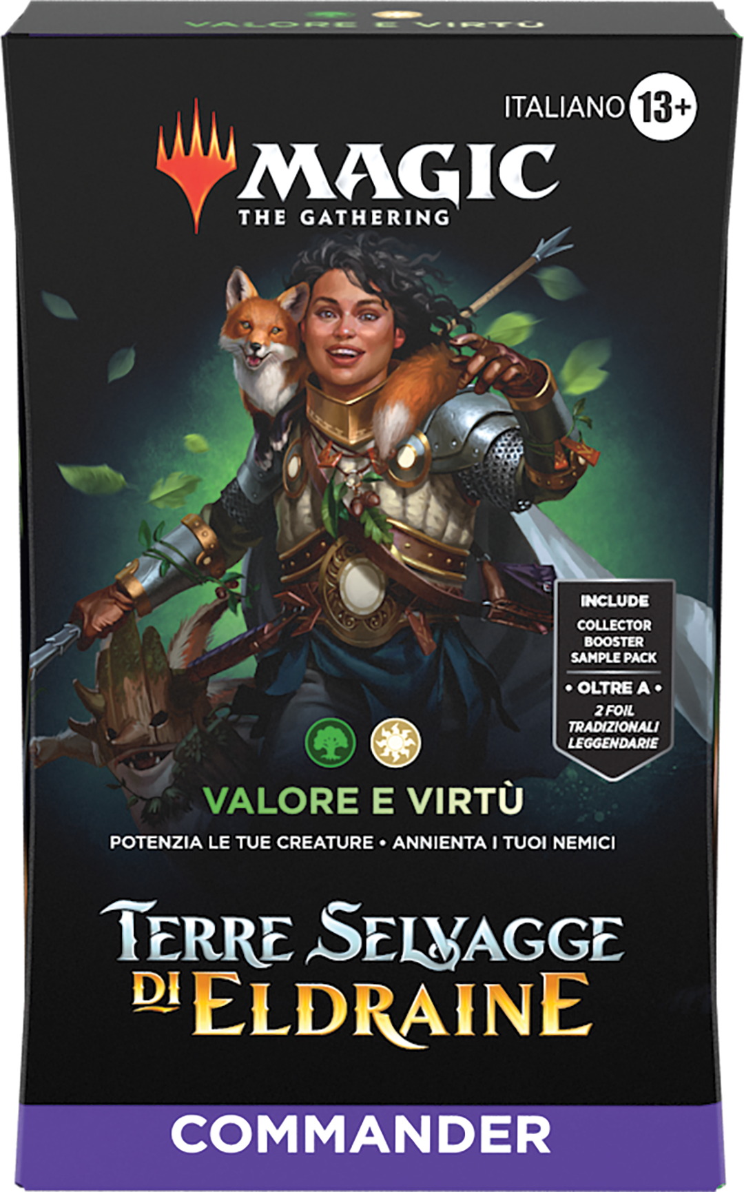 Mazzo Commander Valore e Virtù (verde-bianco)