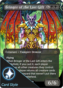 Bringer of the Last Gift borderless card style