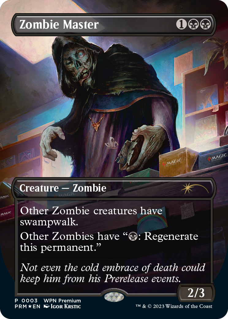 Zombie Master (Borderless Promo)