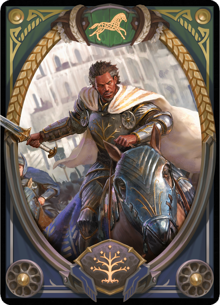 Aragorn, the Uniter sleeve in MTG Arena
