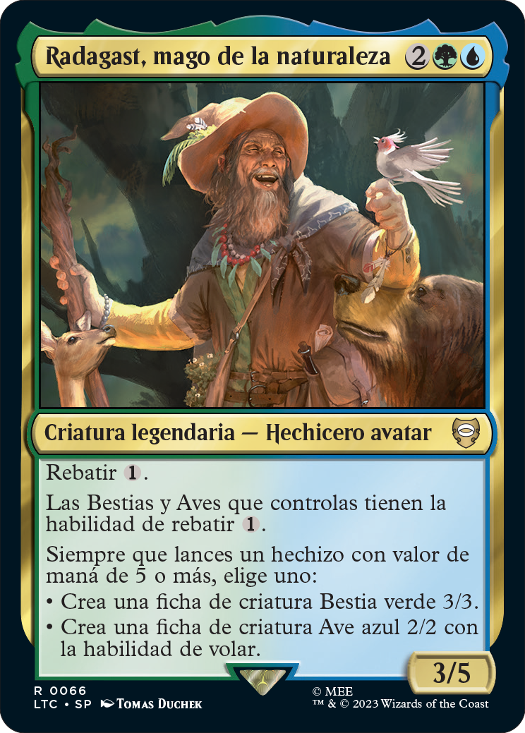 Radagast, mago de la naturaleza