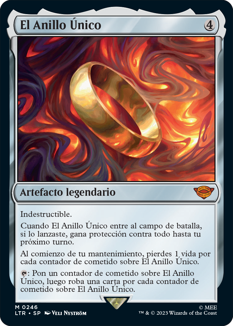 El anillo best sale unico de sauron