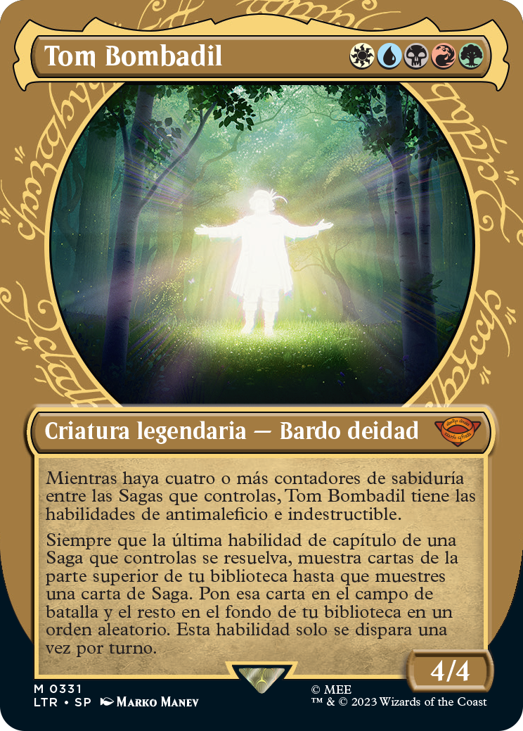 Tom Bombadil con marco del Anillo