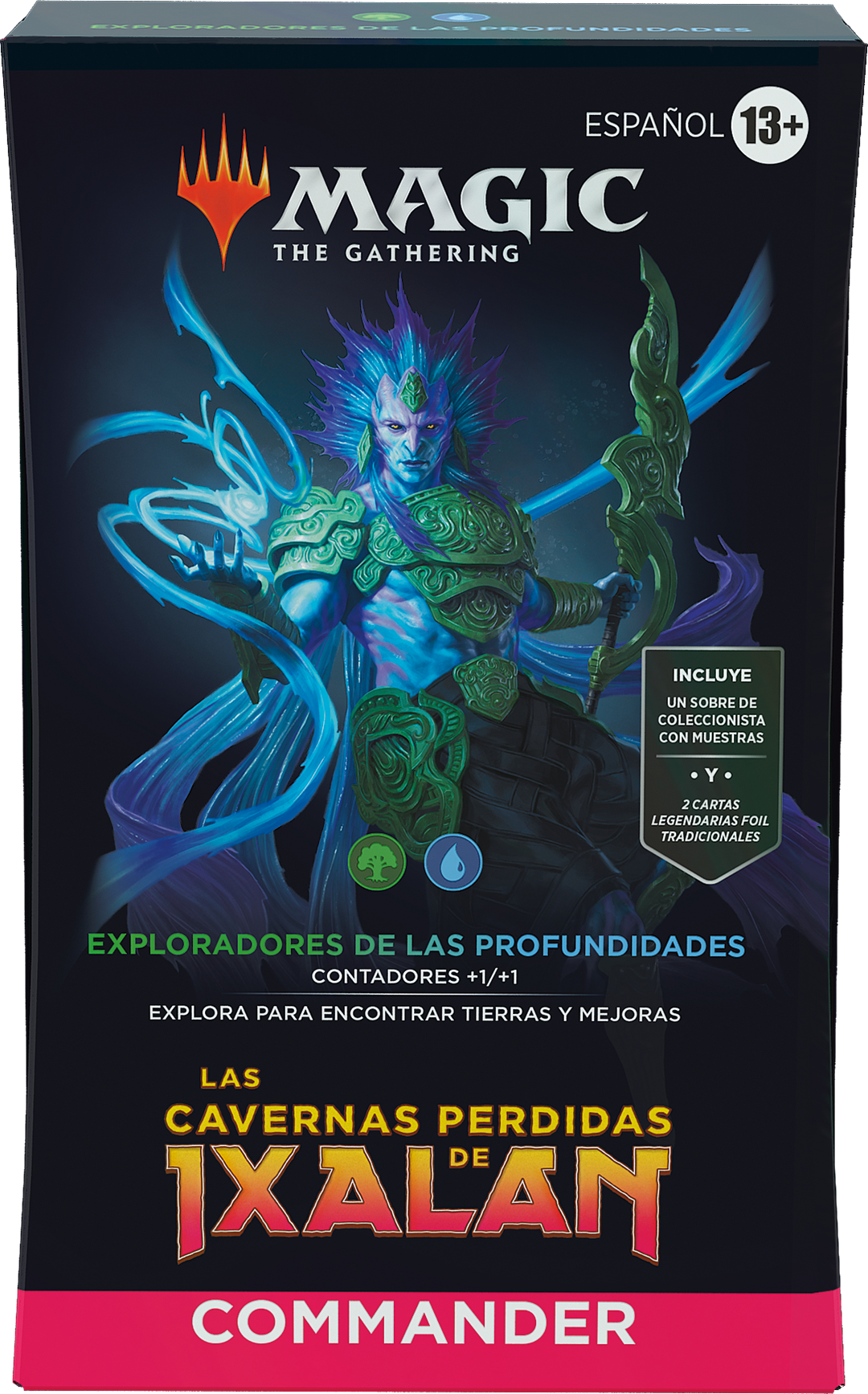 Magic the Gathering: Las cavernas perdidas de Ixalan - Mazo de Commander  Acelerasaurios (Español)