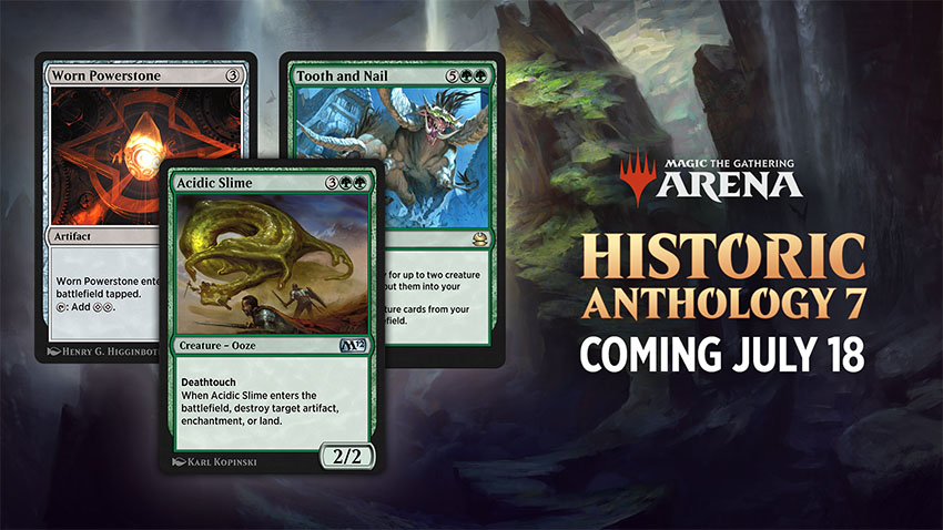 Historic Anthology 7, coming to MTG Arena July 18