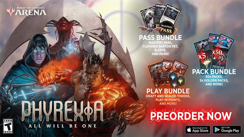 MTG Arena Phyrexia: All Will Be One pre-order bundles available now