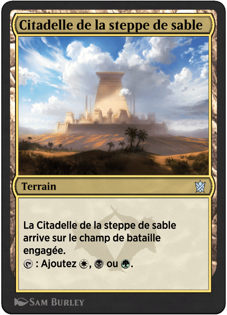 Citadelle de la steppe de sable