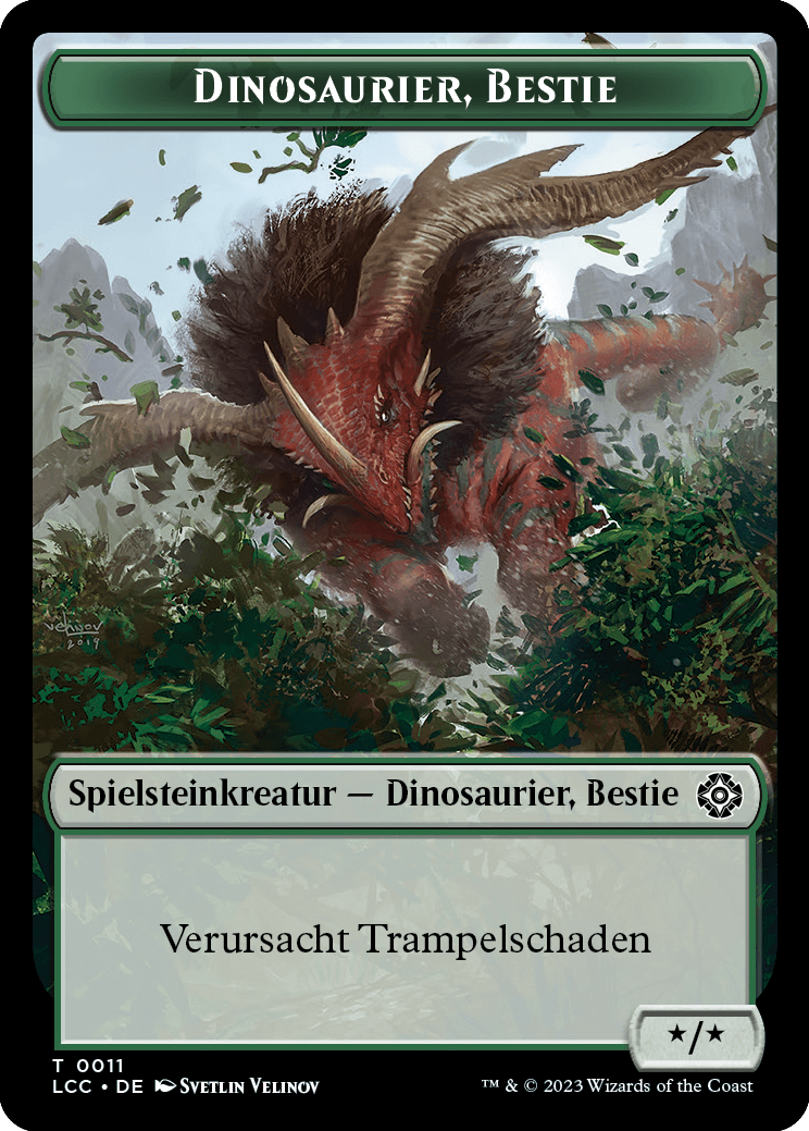 Dinosaurier-Bestie-Spielstein