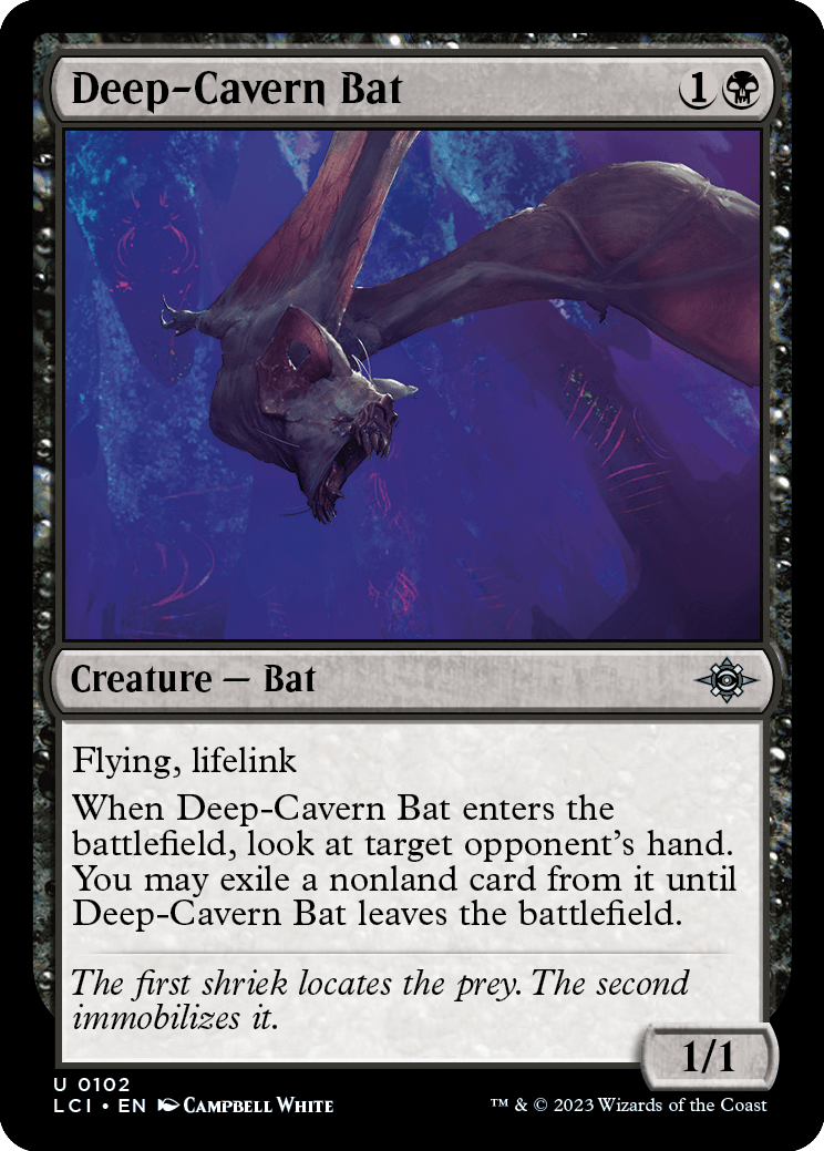 《大洞窟のコウモリ/Deep-Cavern Bat》 [LCI]