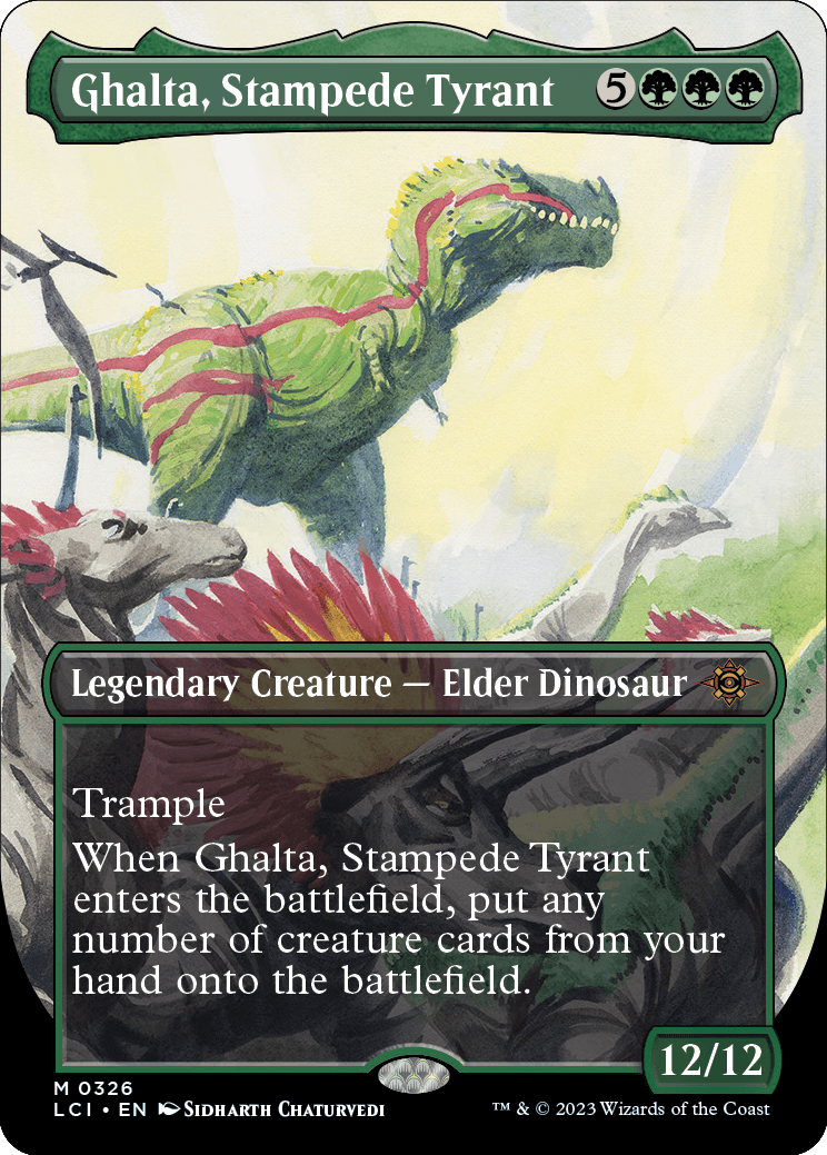 Ghalta, Stampede Tyrant (Borderless)