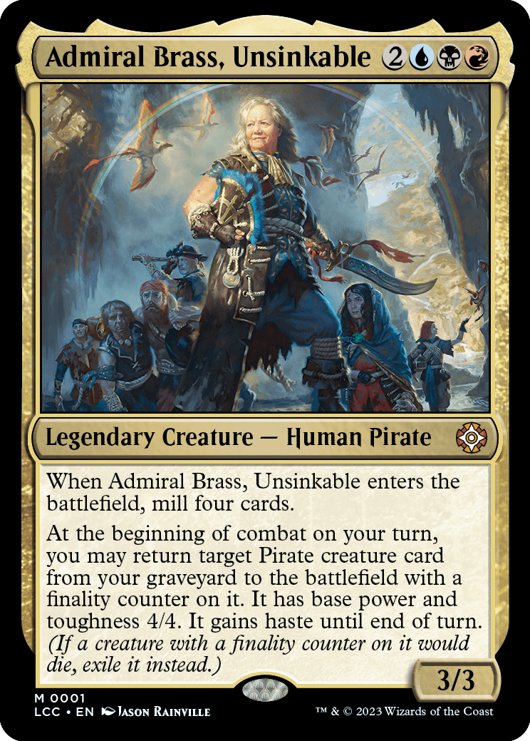 Admiral Brass, Unsinkable