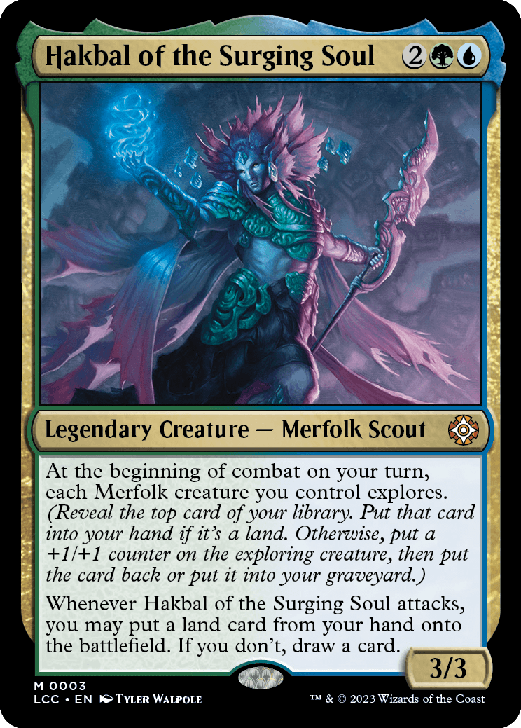 Hakbal of the Surging Soul (Traditional Foil)